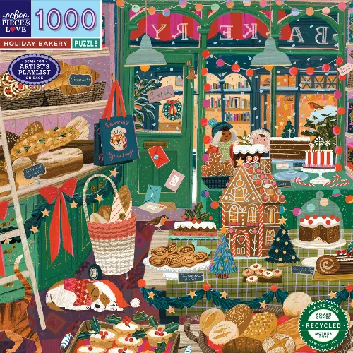 eeBoo Pussel 1000 bitar - Holiday Bakery (EPZT774)