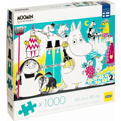 Peliko Mumin Comic Book Cover 2 pussel, 1000 bitar